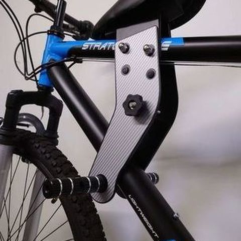 Bike Buddie with 4D Silver Carbon Fibre Vinyl Wrap