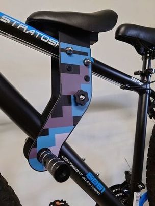 Bike Buddie with Digital Camo Wrap(Blue)